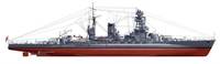 Battleship Mutsu 1937